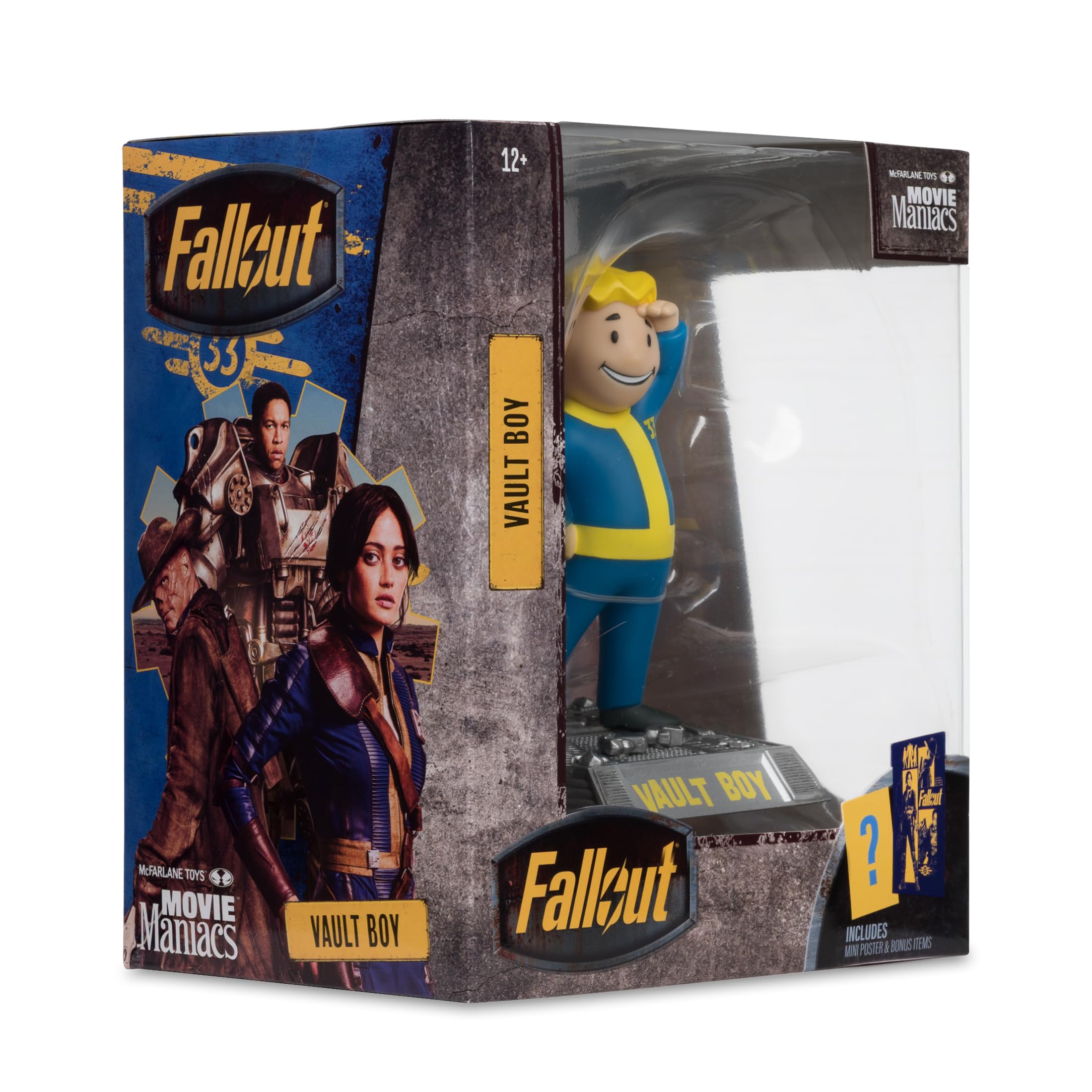 McFarlane Fallout Movie Maniacs Action Figure Vault Boy Version 3 14 cm
