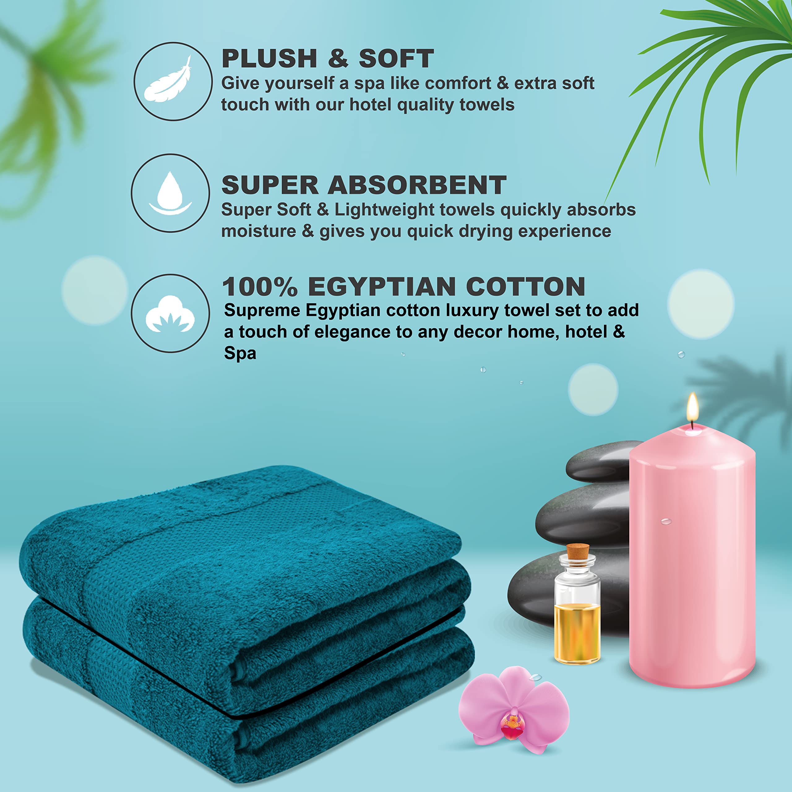Top Towel - Pack 2 Asciugamani - Asciugamani Da Bagno - 100% Cotone - Foto 2