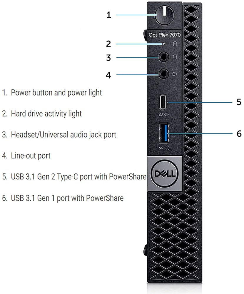 Amazon.com: Dell OptiPlex 7070 Micro Desktop Computer