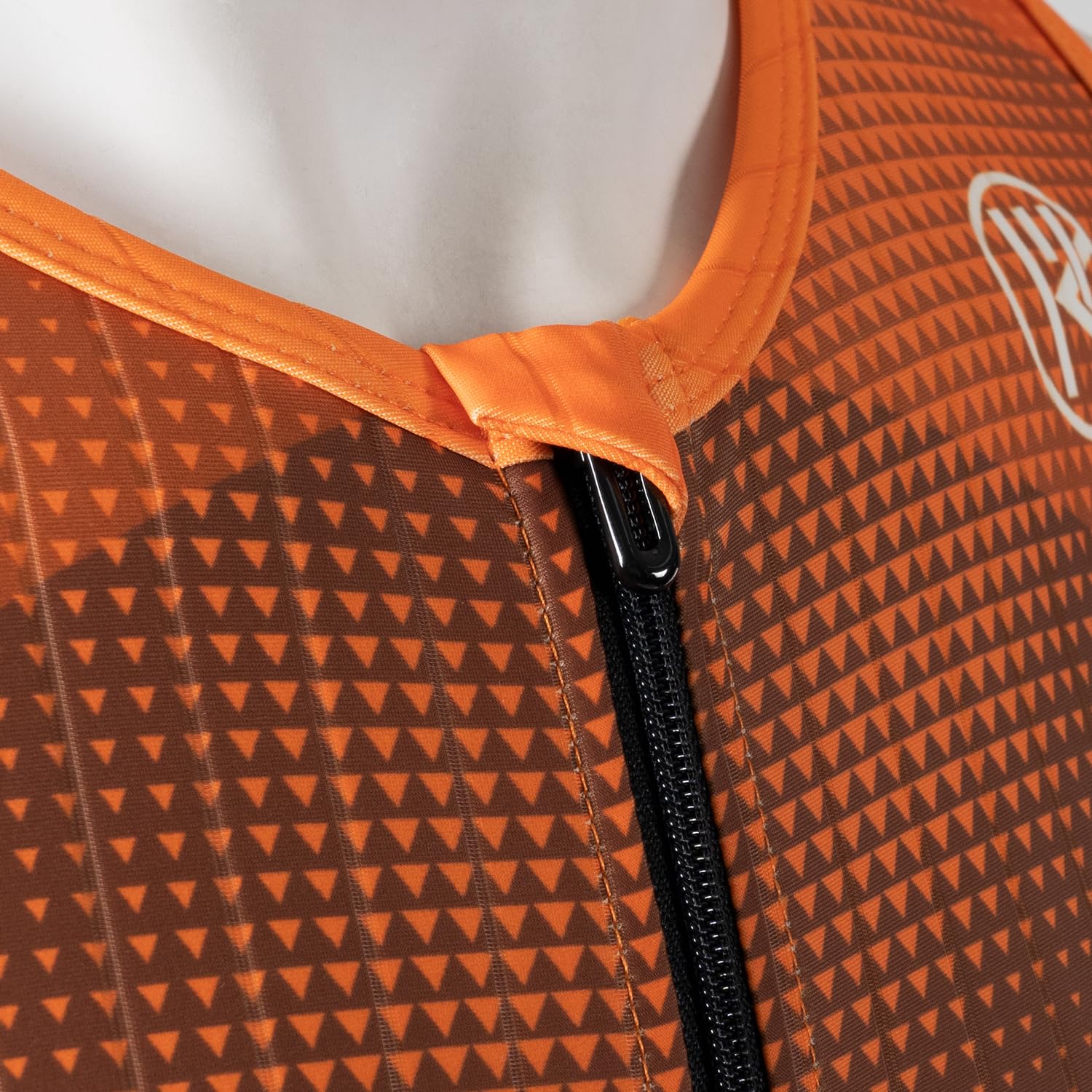 MY KILOMETRE Traje de Triatlón para Hombre Sin Mangas - Trisuit Transpirable y de Secado Rápido con Bolsillo Trasero para Competición y Entrenamiento UPF 50+