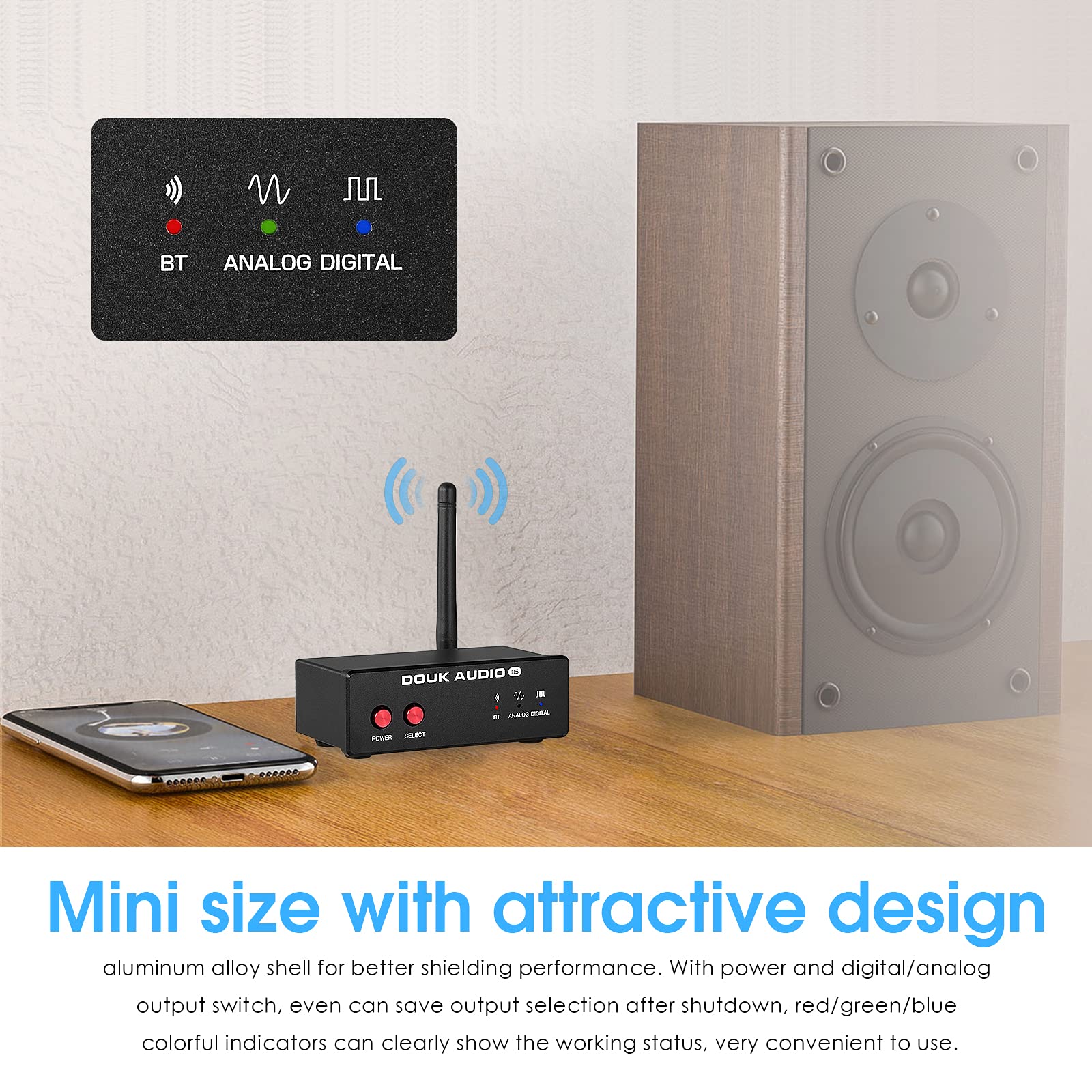 Avantree Oasis Plus Certified aptX HD Bluetooth 5.0 Transmitter