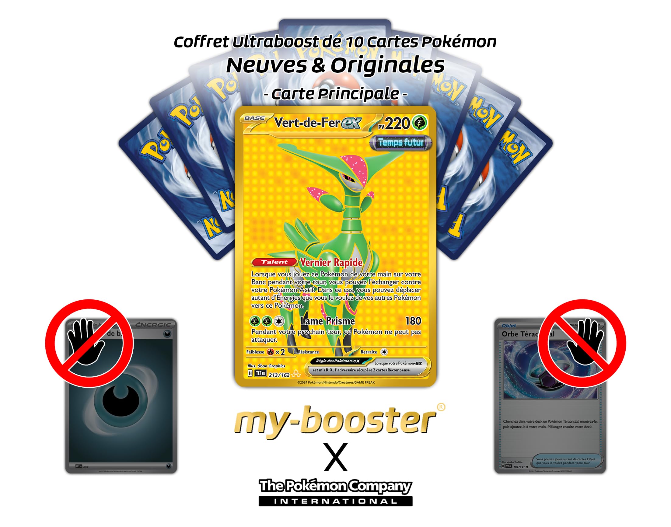 Vert-de-Fer ex (Iron Leaves ex) 213/162 Future Glod Shiny - Ultraboost X  Écarlate et Violet 5