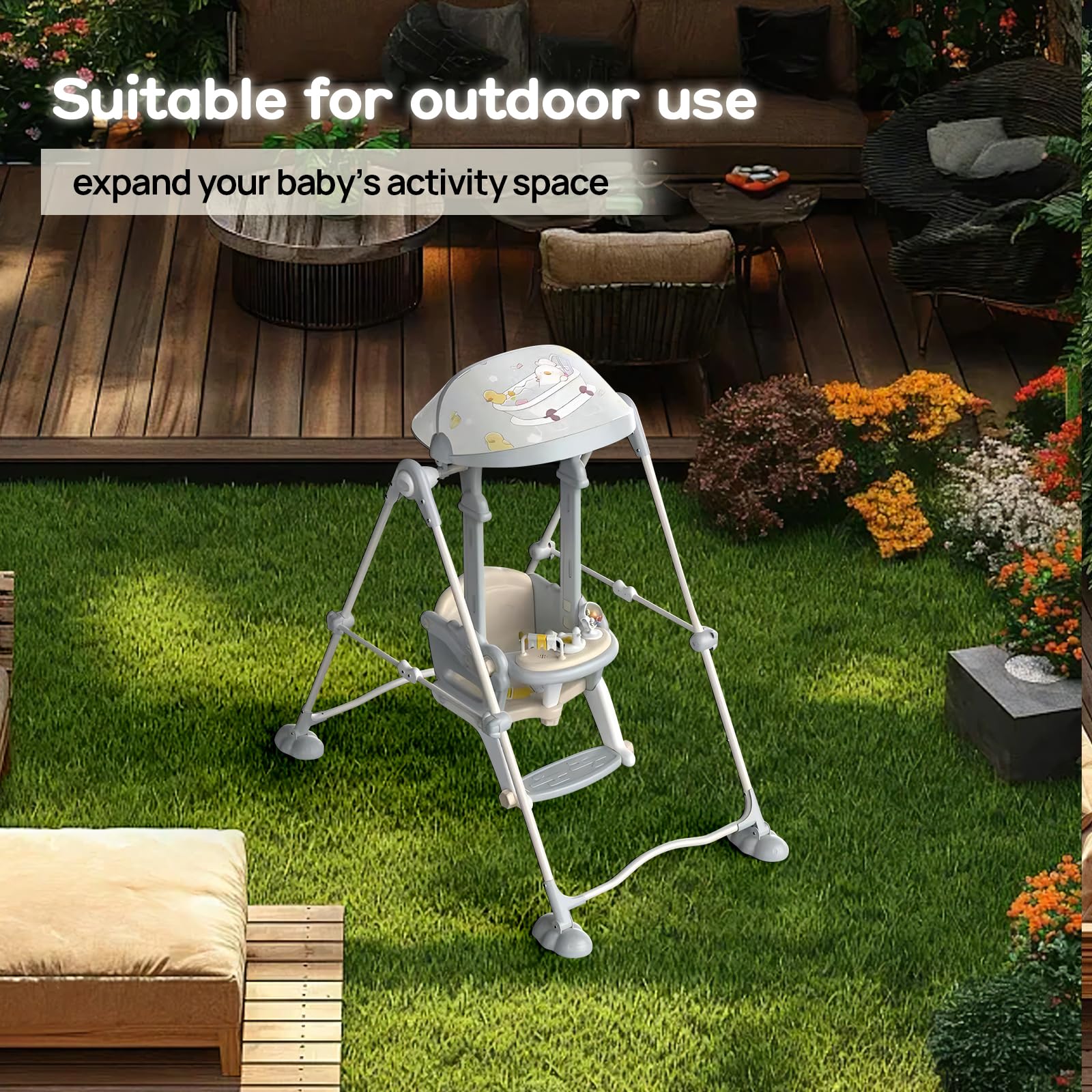 Amazon.com: Baby Swings for Infants, Portable Toddler Swing with