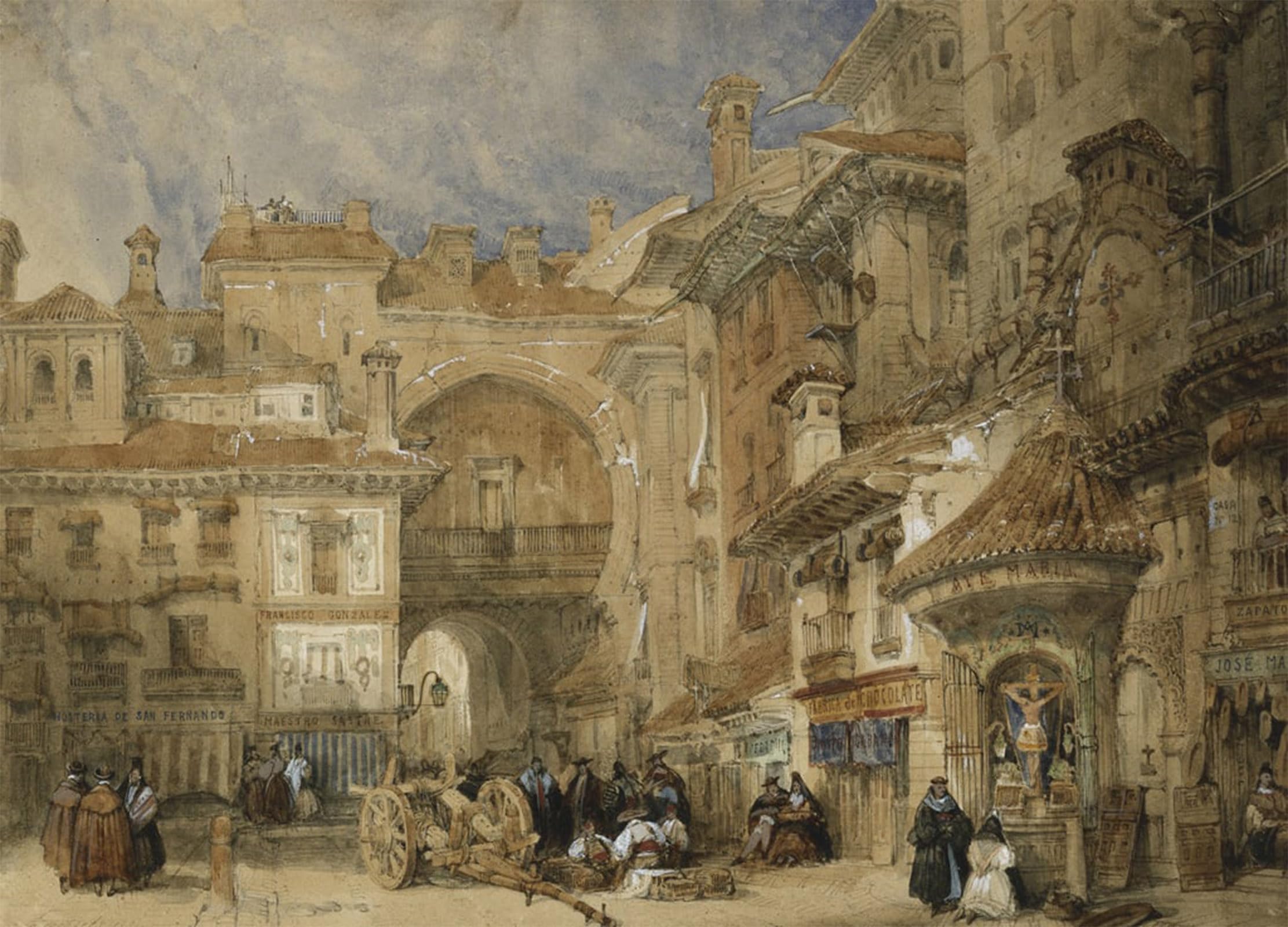 Toile Murale Granada de David Roberts - Impression Affiche Salon 60x90cm - 5
