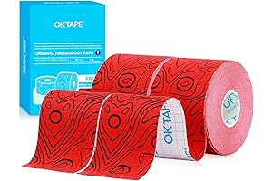 OK TAPE PRO Kinesiology Tape 2inch x 16ft Long Roll Free Cut...