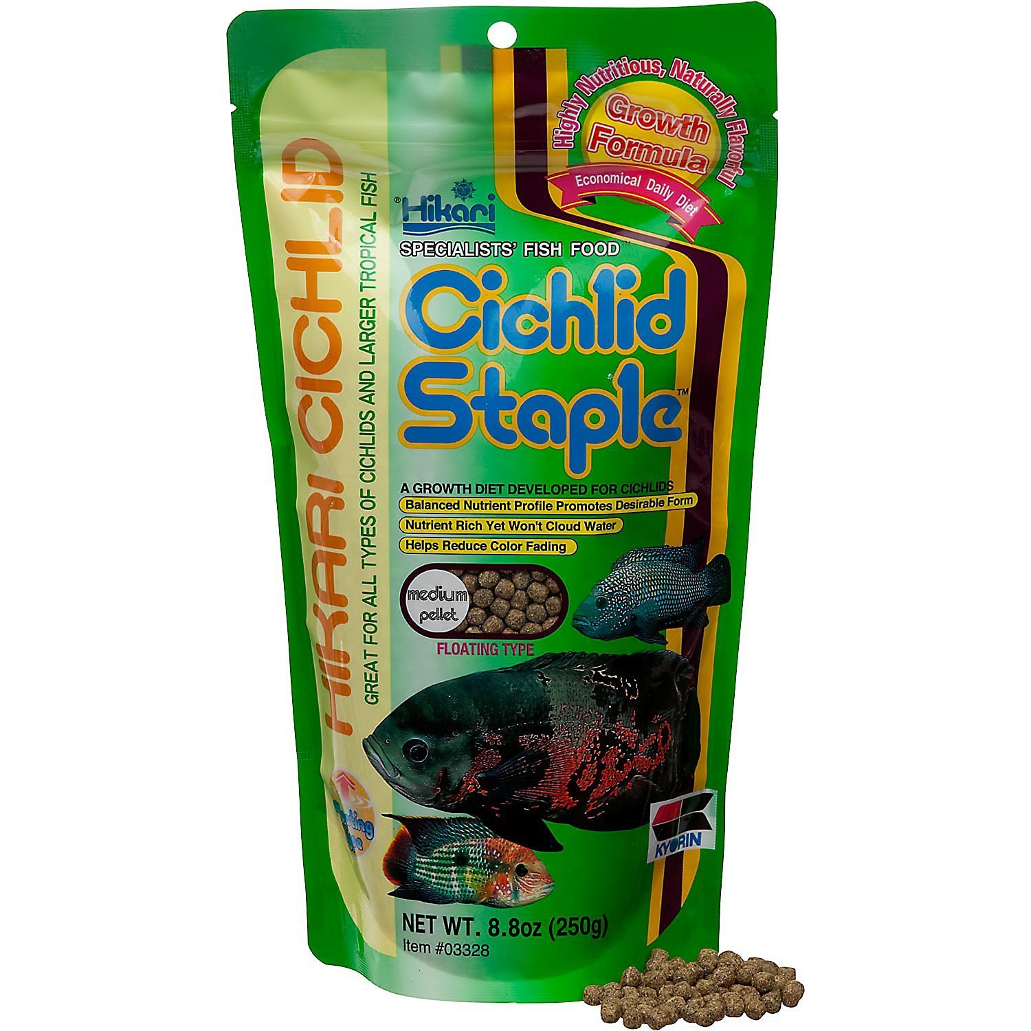 Hikari Cichlid Staple Med Pellet 250g | Floating Type (B01N18OQ1Y) Amazon Price History, Amazon Price Tracker