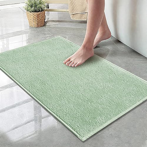 Miniatura 7 de Tapete de baño antideslizante, absorbente, de secado rápido, lavable a máquina, tapetes finos para baño, para debajo de la puerta, alfombra de baño