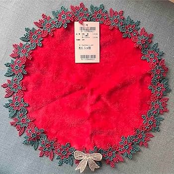 Amazon | 近沢レース シーズンタオルハンカチ クリスマスリース 限定色