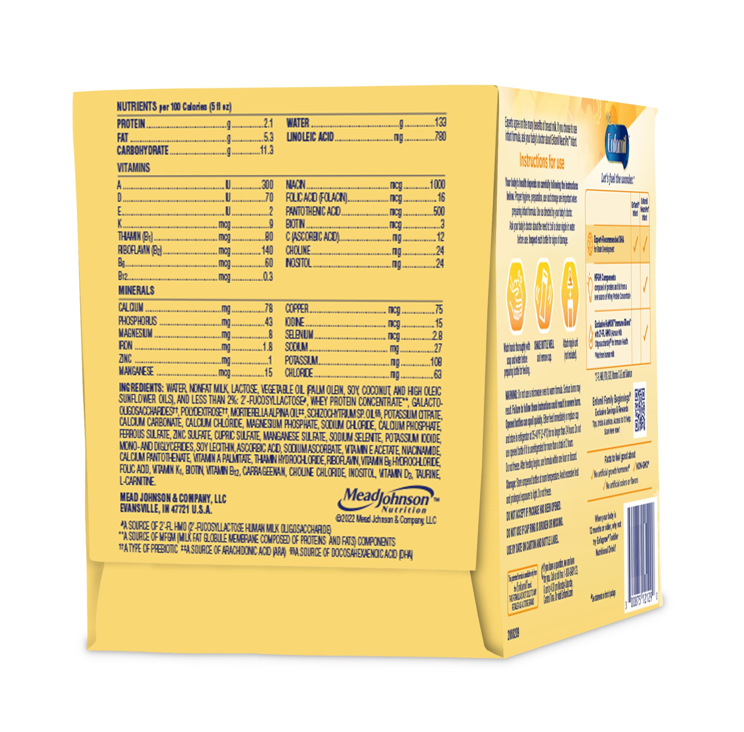Enfamil NeuroPro Baby Formula, MFGM* 5-Year Benefit, Expert-Recommended Brain-Building Omega-3 DHA, Exclusive Immune Supporting HuMO6 Blend, Ready-to-Feed Infant Formula, Liquid, 2 Fl Oz, 6 Count (Pack of 4)