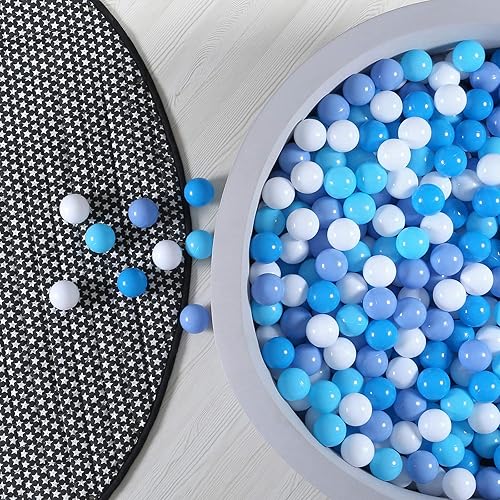 Miniatura 55 de GOGOSO 100 bolas de plástico para bebés y niñas pequeñas para casa de juegos, piscina para bebés, centros de diversión, para bebés, niños, niños 100