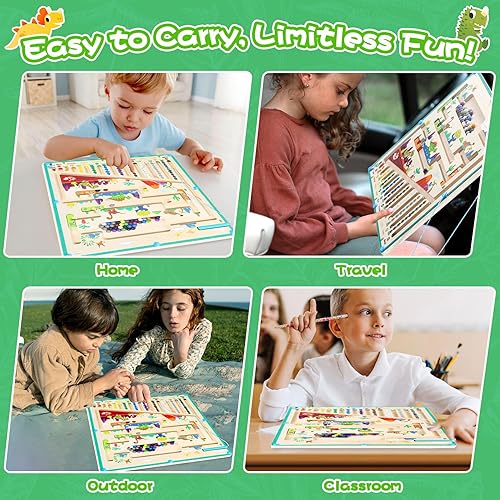 Miniatura 7 de Laberinto magnético de color y números, juguete Montessori educativo, juguetes de habilidad motriz fina, juguete de aprendizaje, conteo y juego para