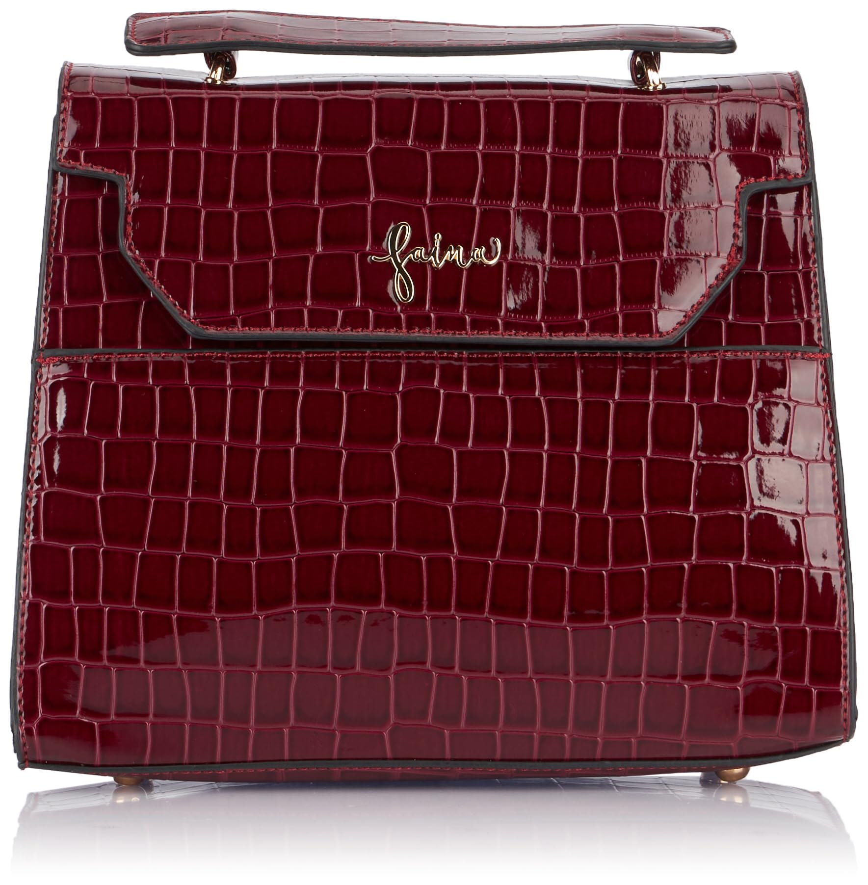 nascita Women's Shopper Handbag, Dark Cherry, One Size