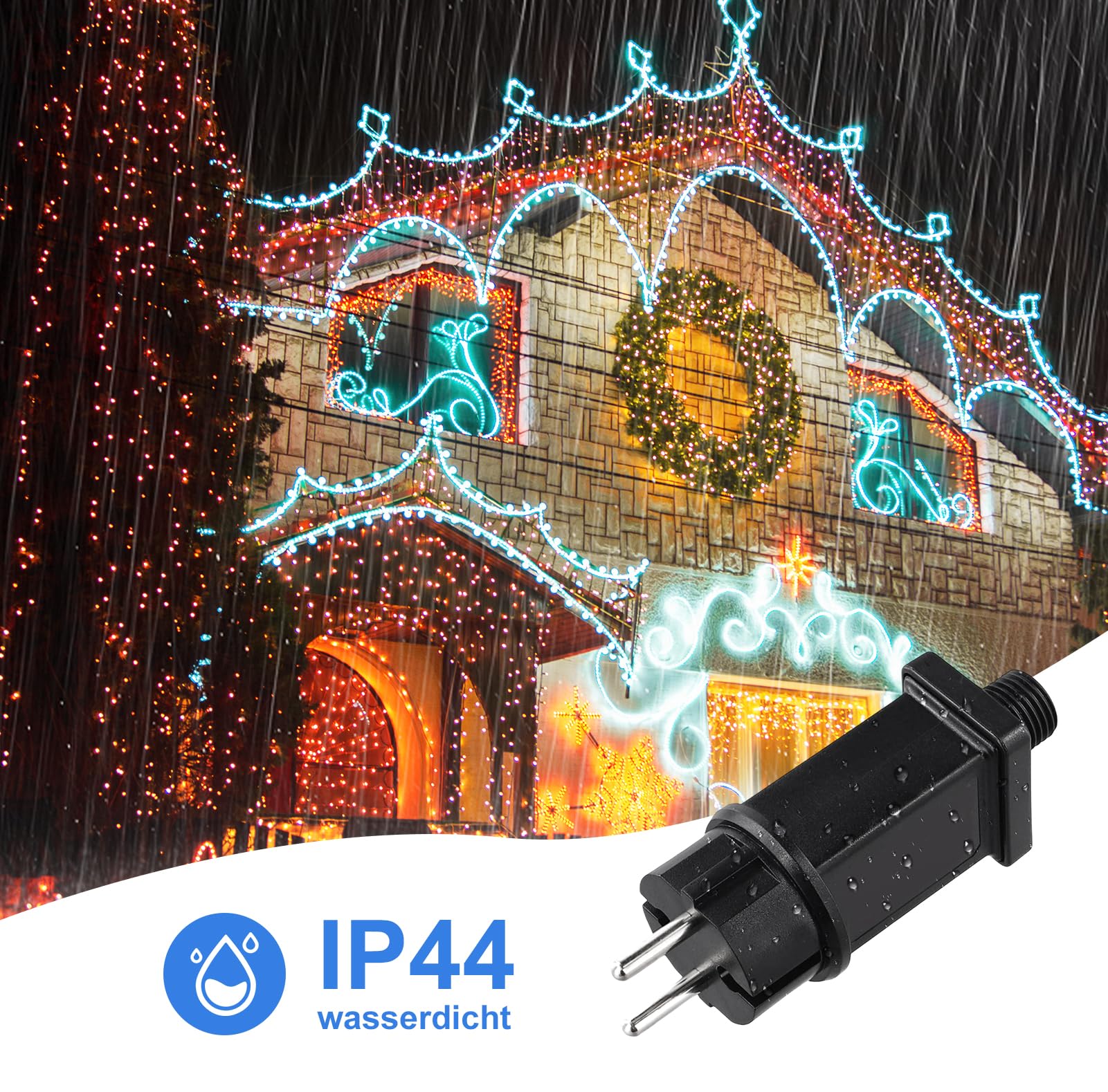 HpLive 3 stuks 4,5 V led-voeding, lichtketting voor binnen en