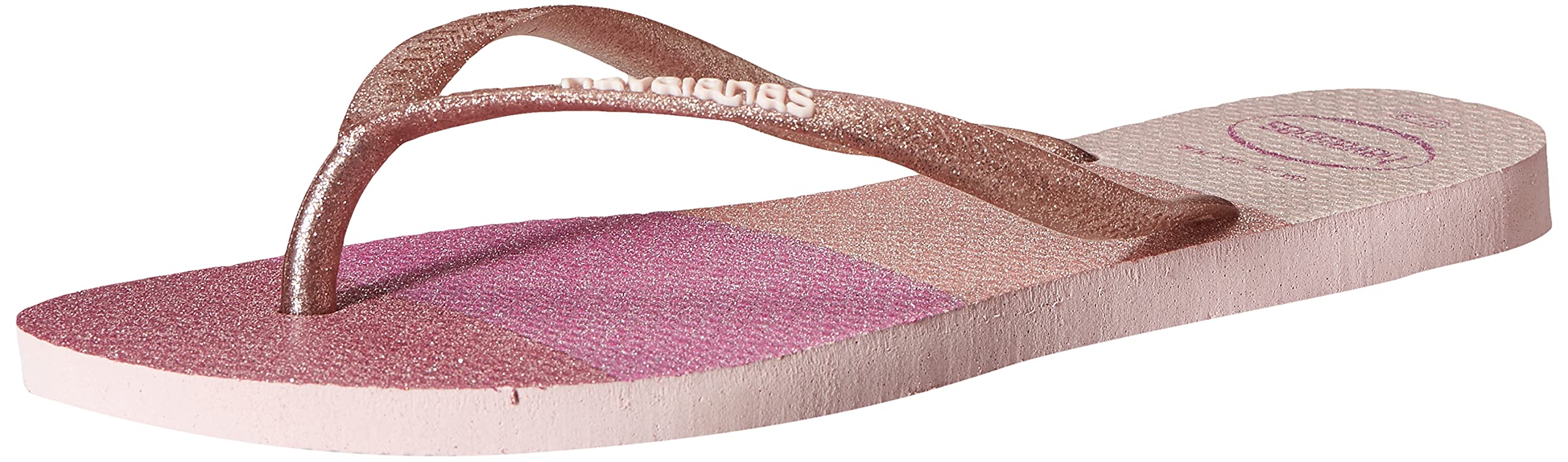 HavaianasWomen's Slim Glitter Palette Flip-Flop