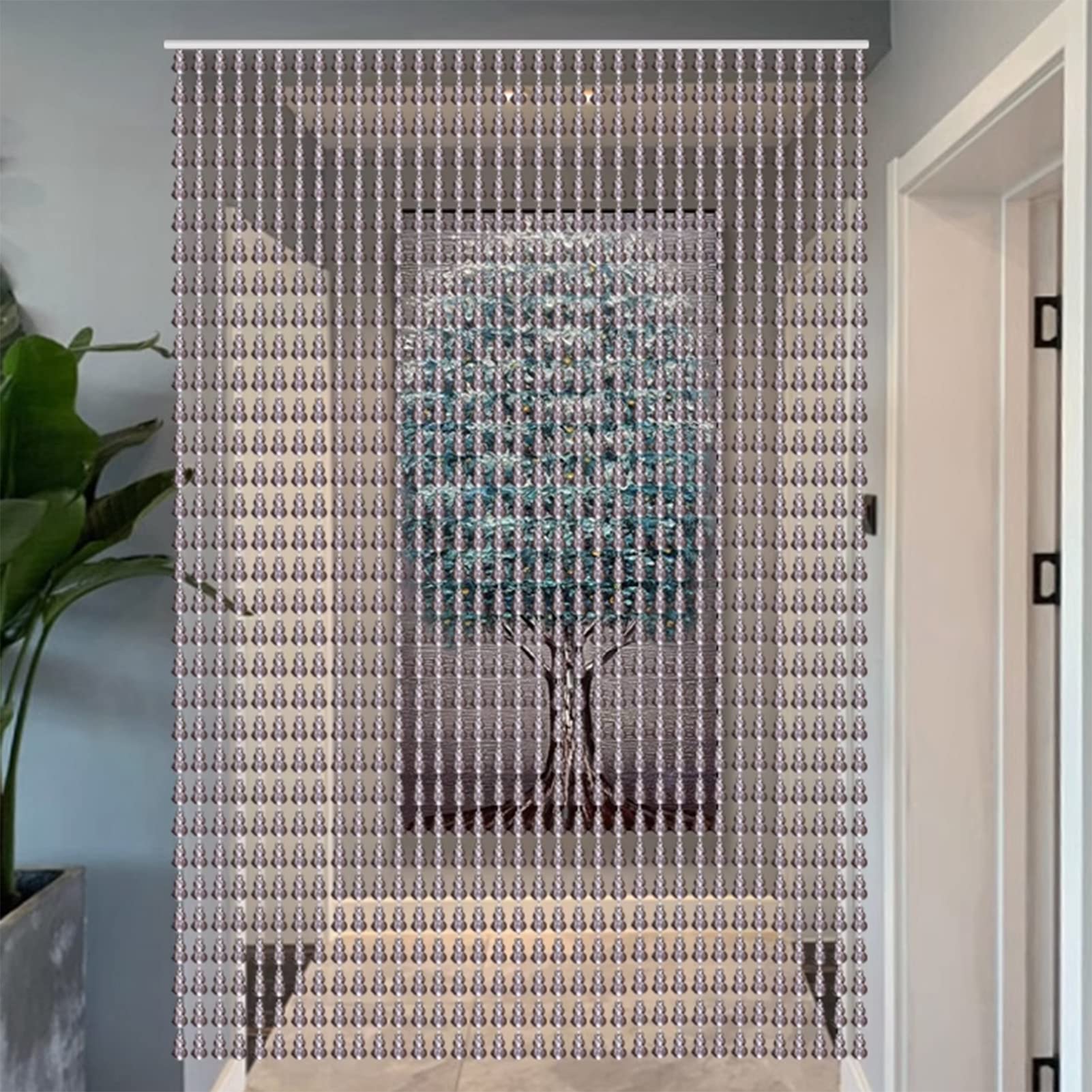Rideaux en perles de verre haut de gamme pour l'hôtellerie