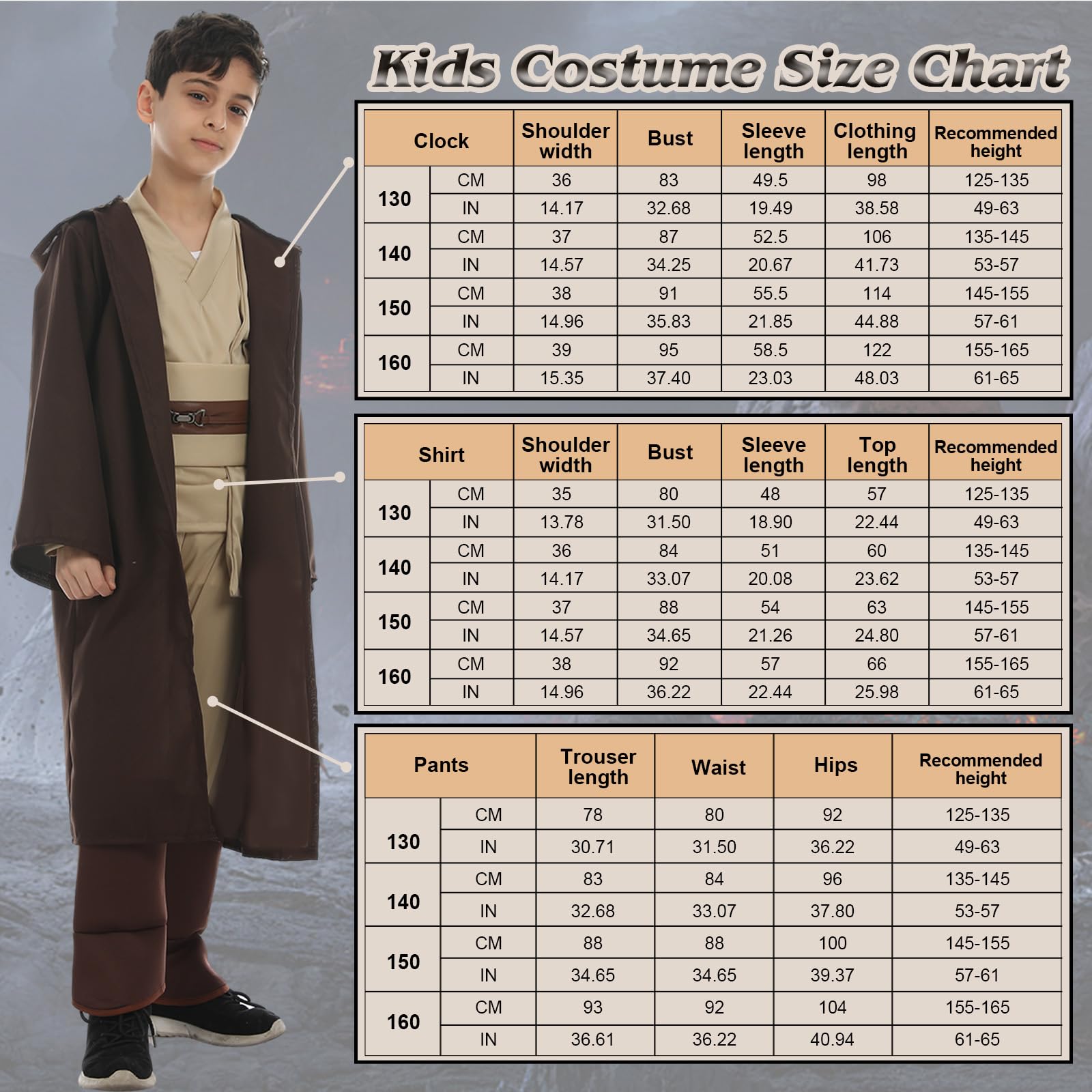 Aitsite Costume Je-d Bambini, Veste con Cappuccio Mantello Rosso Blu Spada laser, Costume Carnevale Bambino Vestito Cosplay Costume