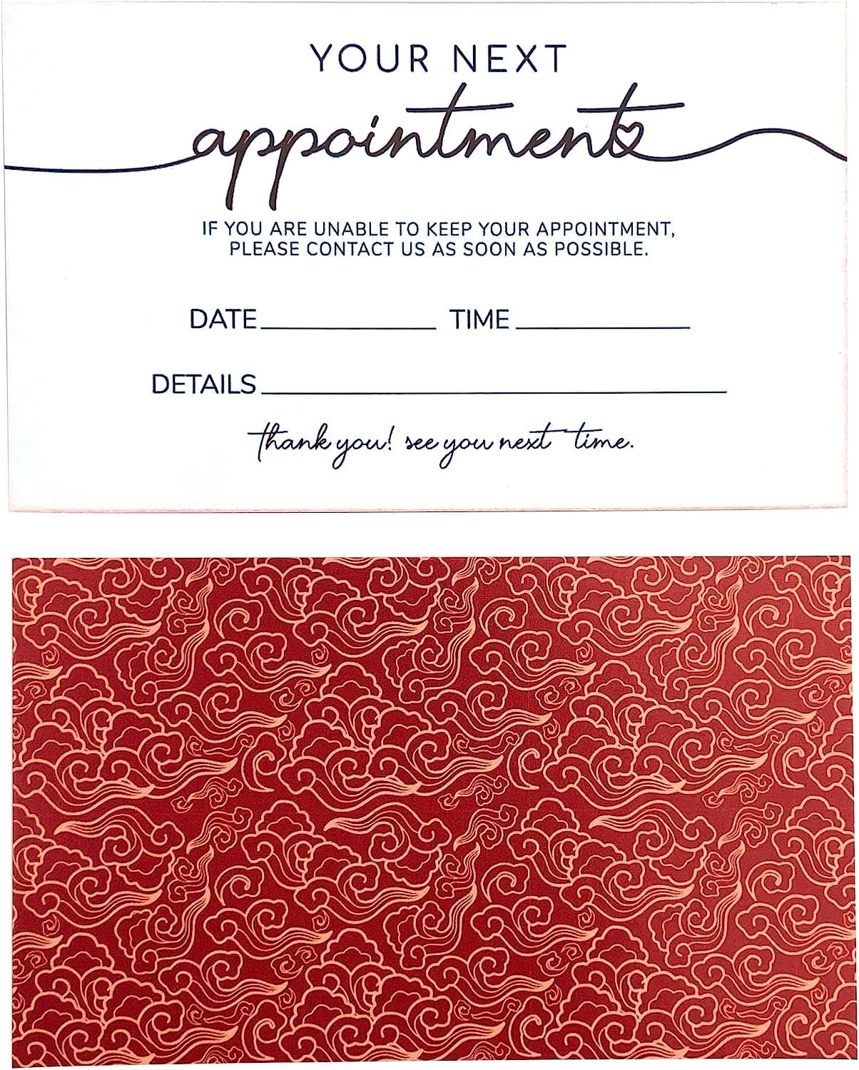 Appointment Card Appointment Reminder Cards Paw Print Vet s - 200 Pack Reminder  Postcards (3.5x2\, image size:1204x1500