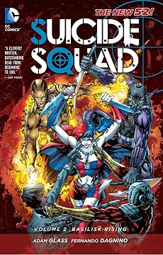 Capa do livro Suicide Squad Vol. 2: Basilisk Rising (the New 52)