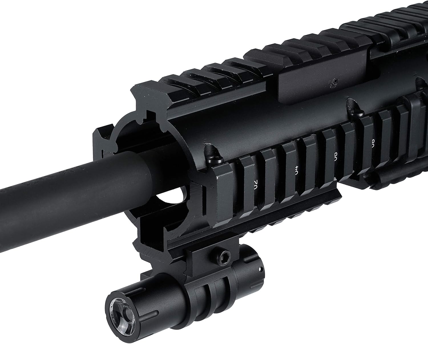 Monstrum 100 Lumens Ultra-Compact Flashlight with Rail Mount and Detachable Remote Pressure Switch