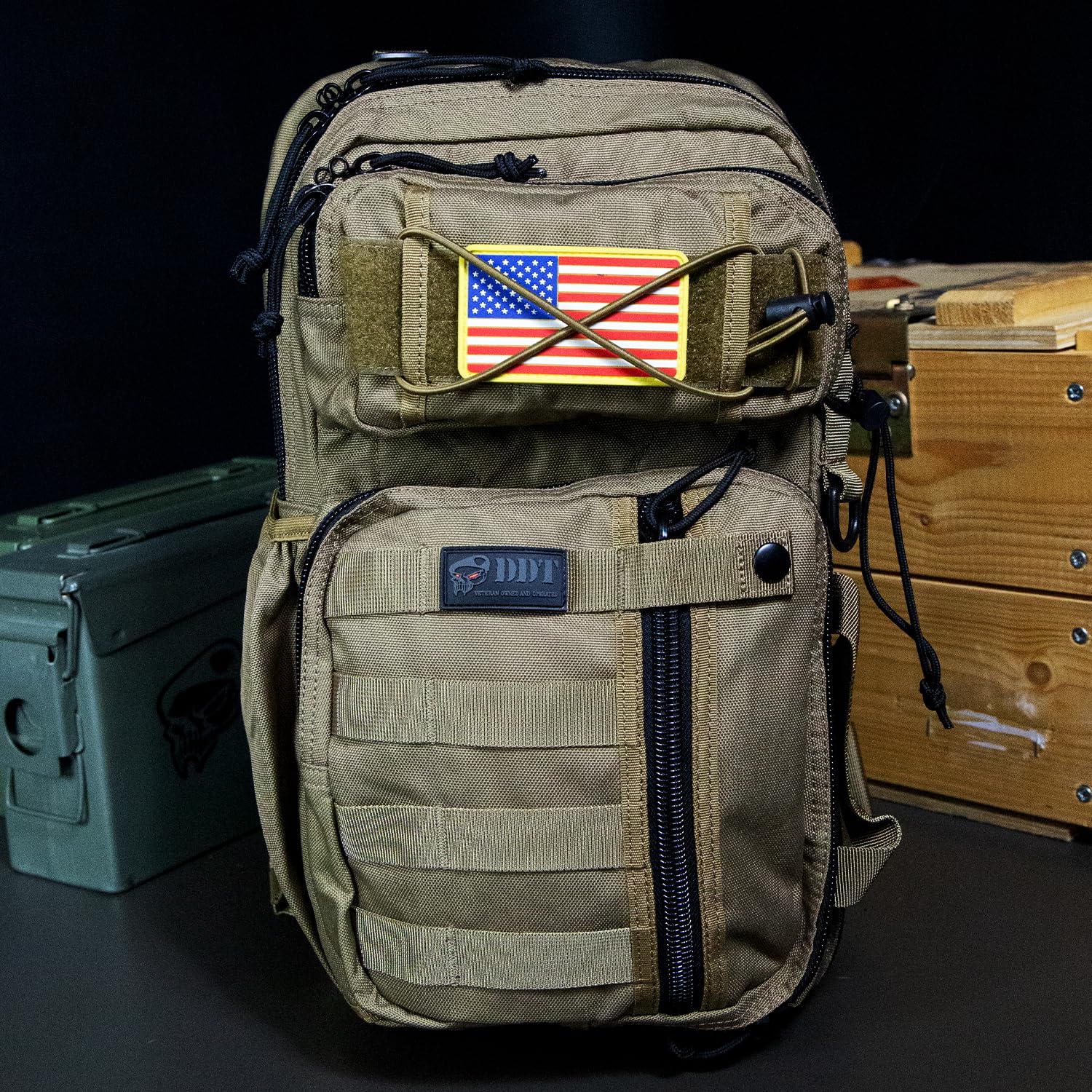 DDT Death Dealer Tactical Assassin Sling EDC Bag, Color Tan