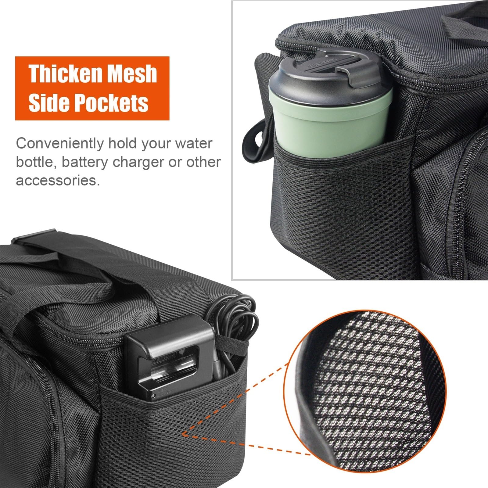 Mochila Fotografia Bolsa for cámara digital de fotografía gran capacidad Mochila impermeable for hombros DSLR