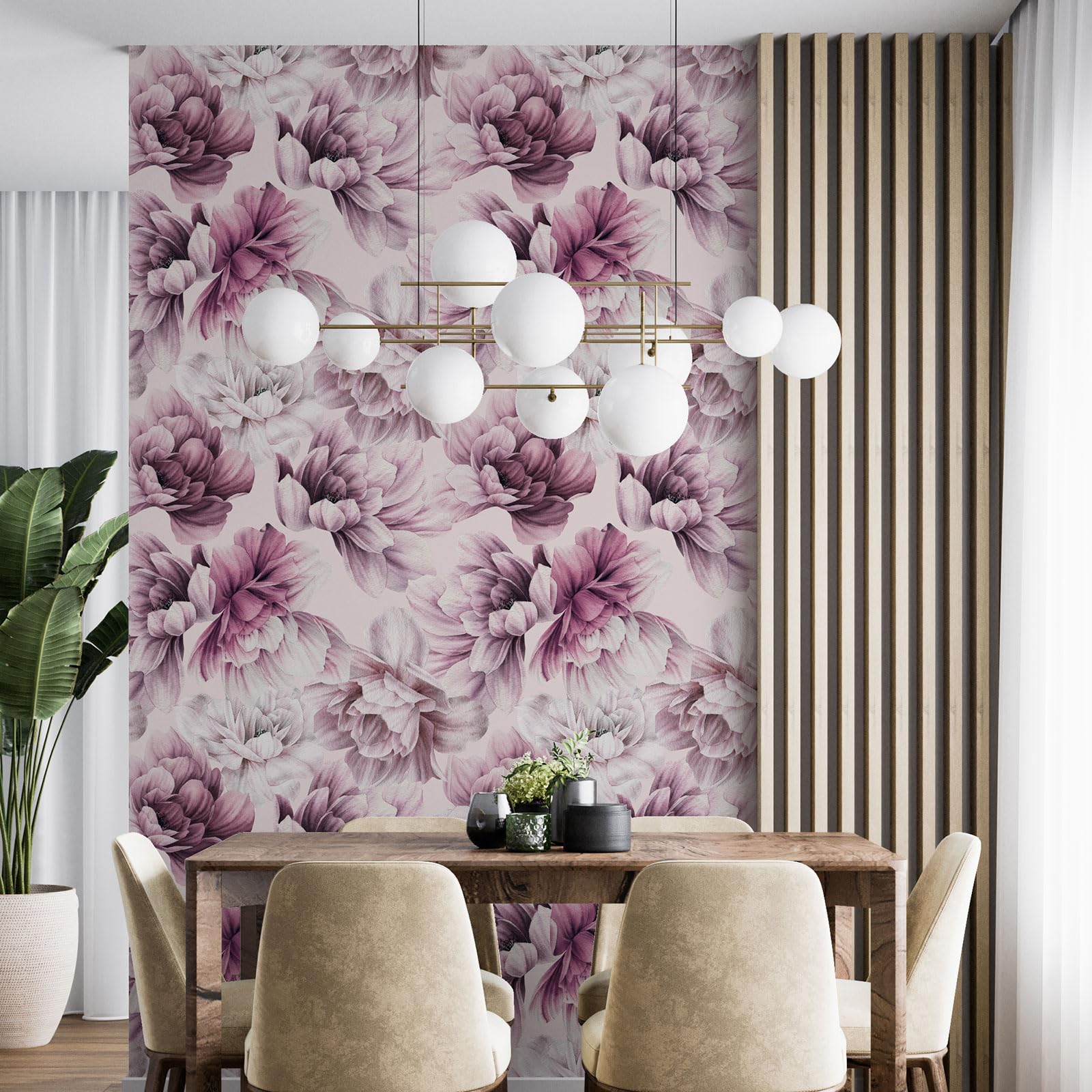 Papier peint floral Lumalea pour transformer votre chambre en un cocon de nature
