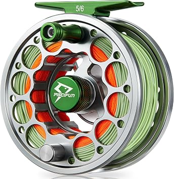 Piscifun Sword Fly Fishing Reel, CNC-Machined Aluminum Alloy Fly Reel
