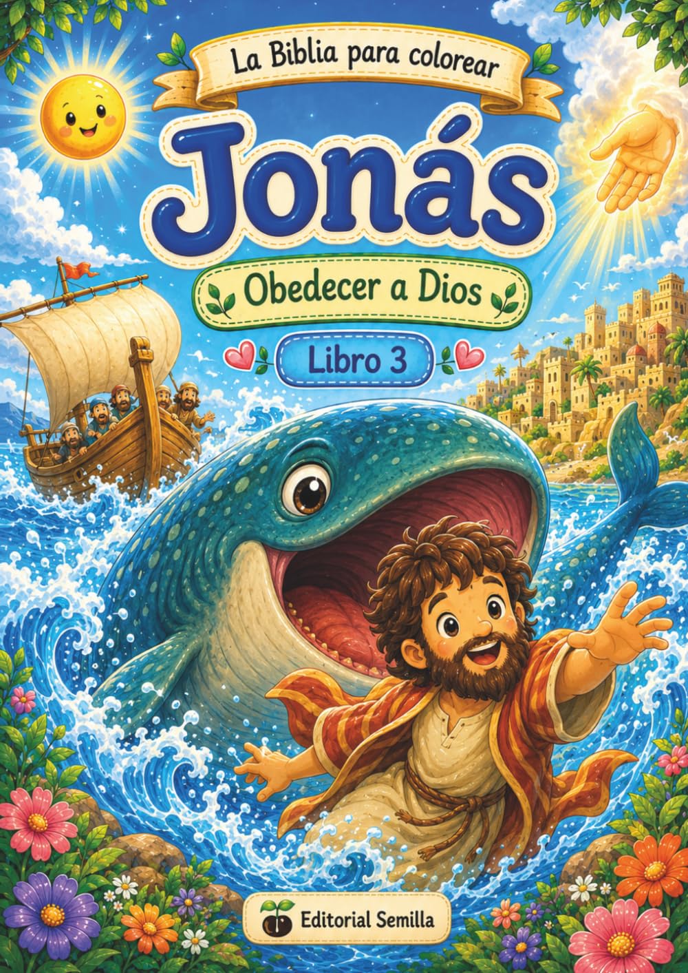 La Biblia para colorear - Jonás: Obedecer a Dios