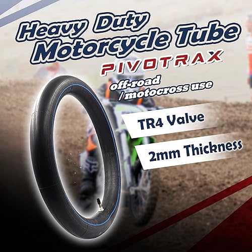 Miniatura 2 de PIVOTRAX 70100-17 (2.502.75-17) Tubo interior de mini motocross de 17 pulgadas, grosor de 0.079 in, TR4, se adapta a Baja Motorsport, Coolster,