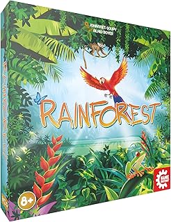 Game Factory Rainforest 646320 Colourful Tile Game for 2-4 Players, Family Game from 8 Years, Board Game for Adults and Children, Board Game