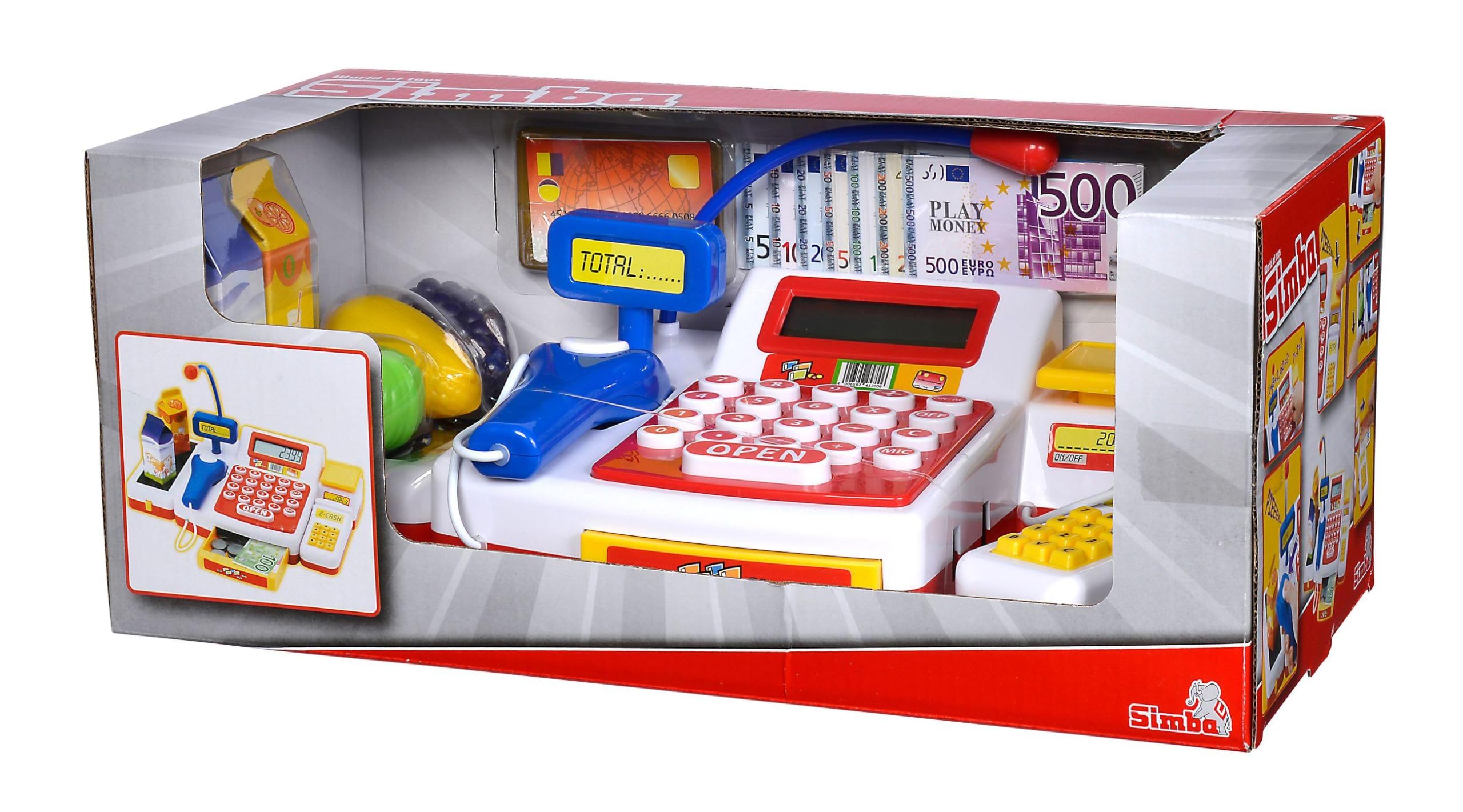 Supermarktkasse mit Scanner