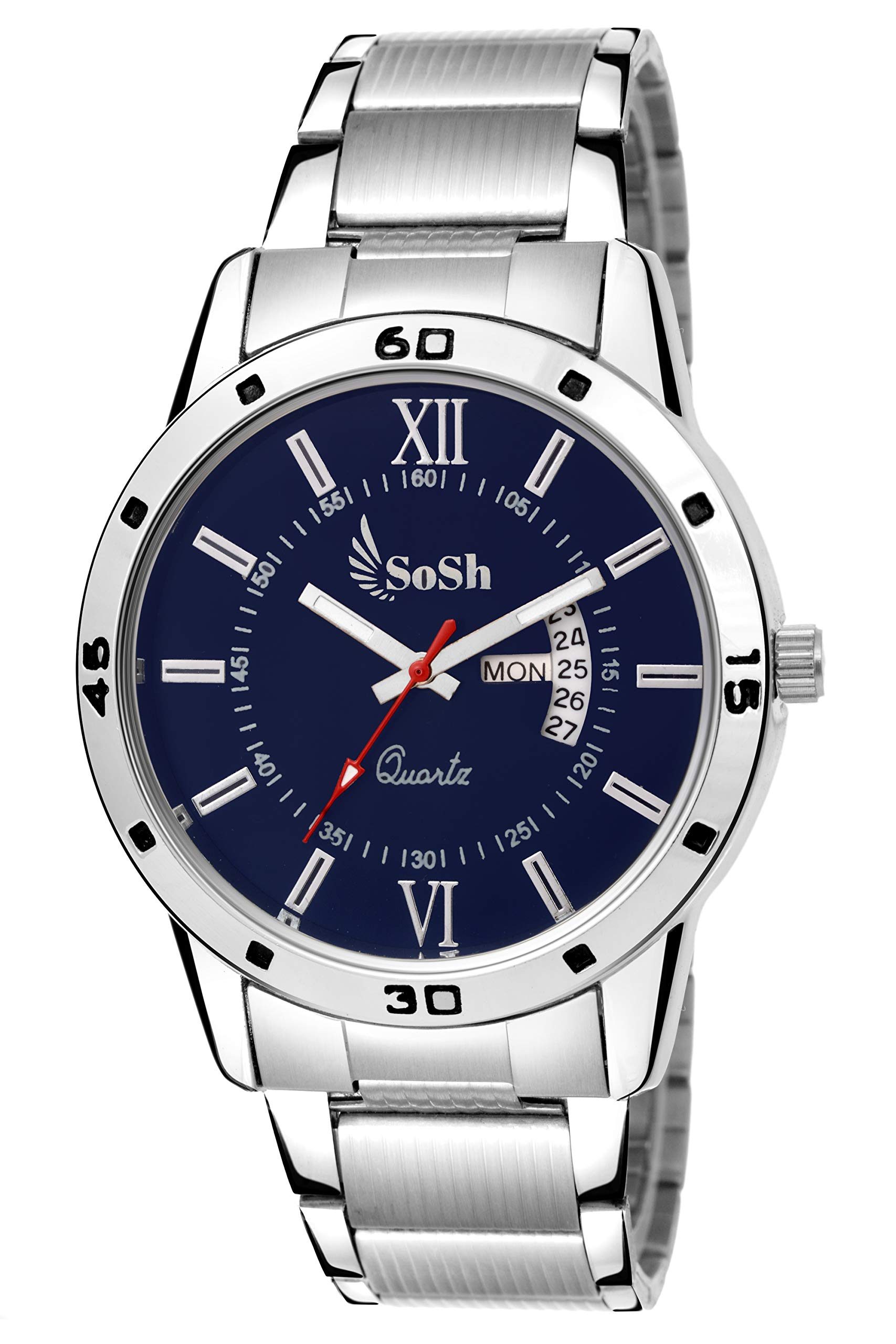 SoSh Analogue Blue Dial Mens & Boys Fashion Watch - SDD5 (B07BYTBXFR) Amazon Price History, Amazon Price Tracker
