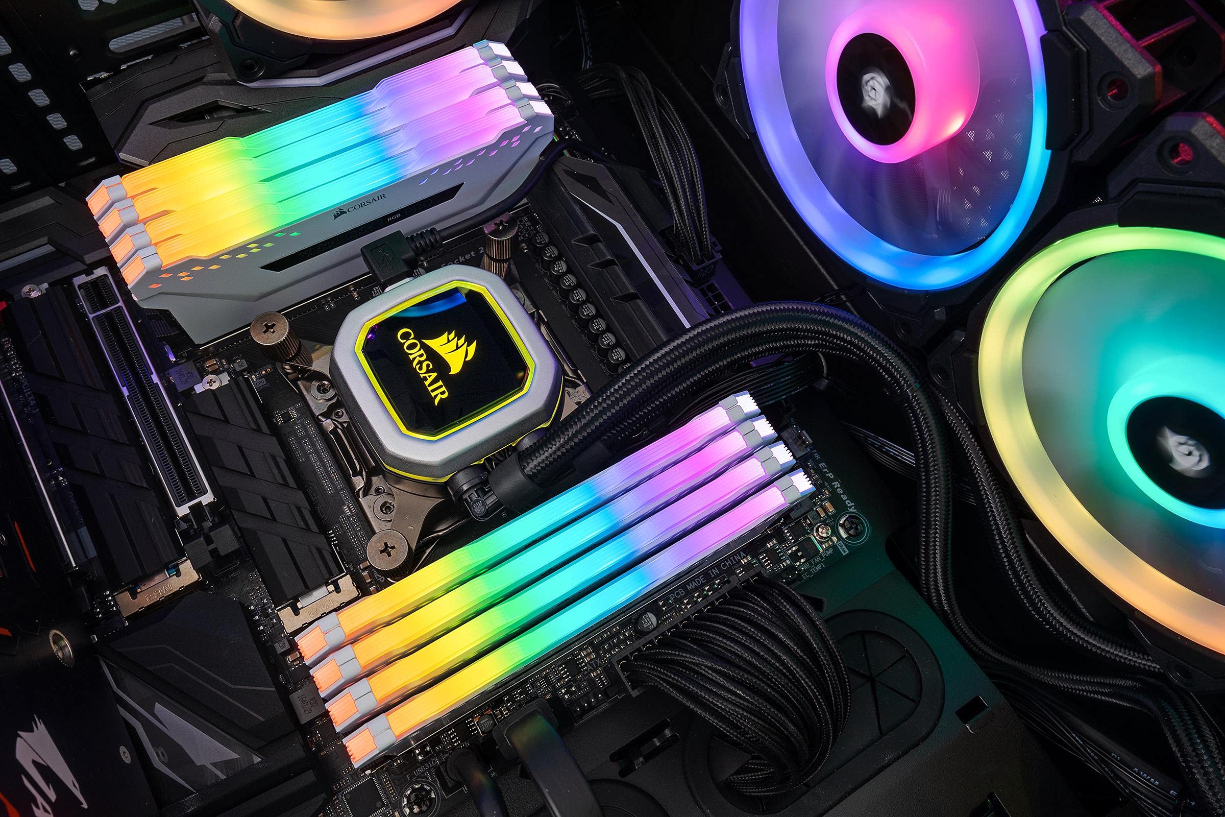 Corsair Módulo de Memoria de 16 GB con hasta 3200 MHz, Blanco, 2 x 8 GB