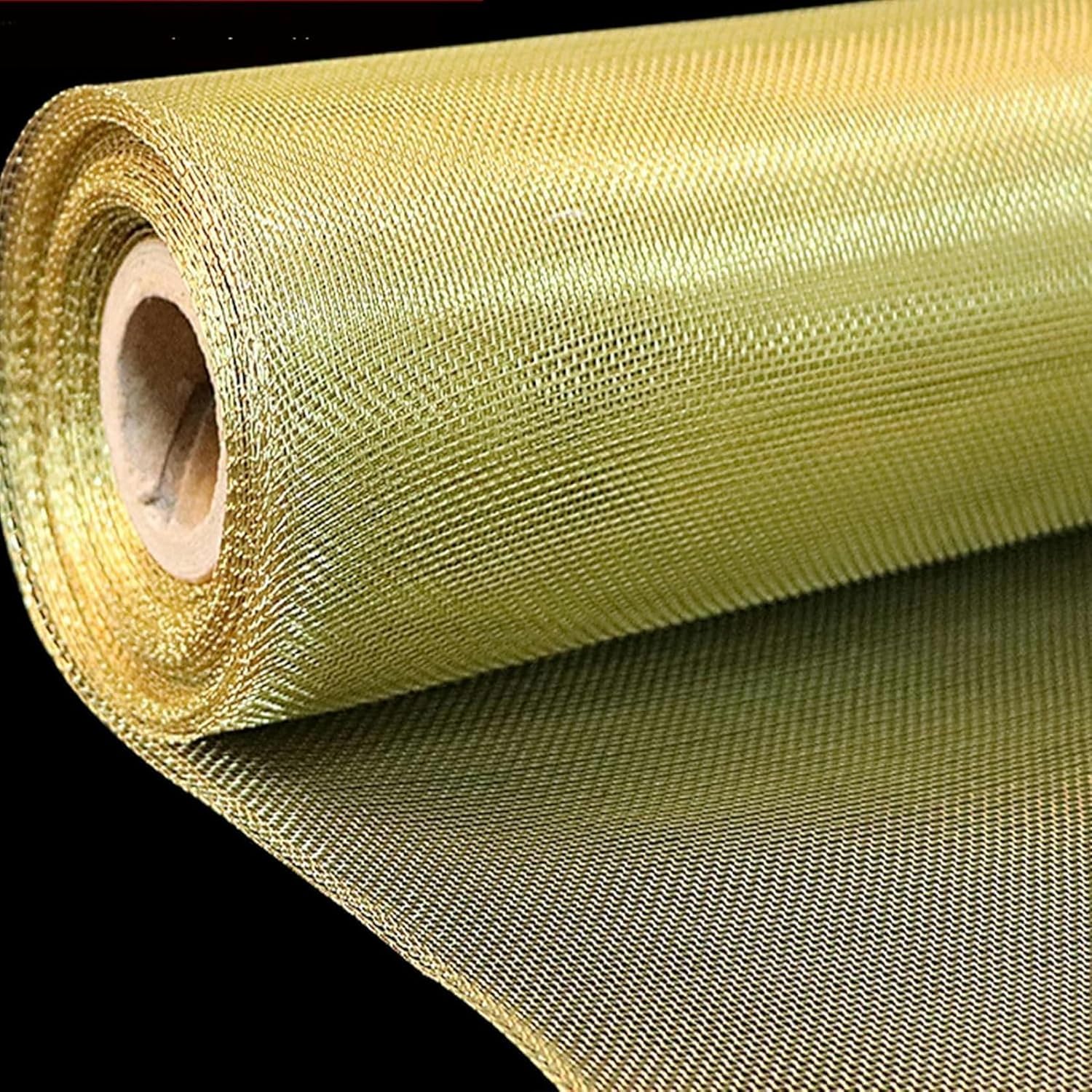 Metal Mesh Screen Copper Mesh Screen, Filter Coarse Mesh Radiation Protection Copper Wire Mesh Fabric Copper Mesh for Filter Mesh, Filtration Cloth and DIY Project (Color : Brass 80mesh, Size