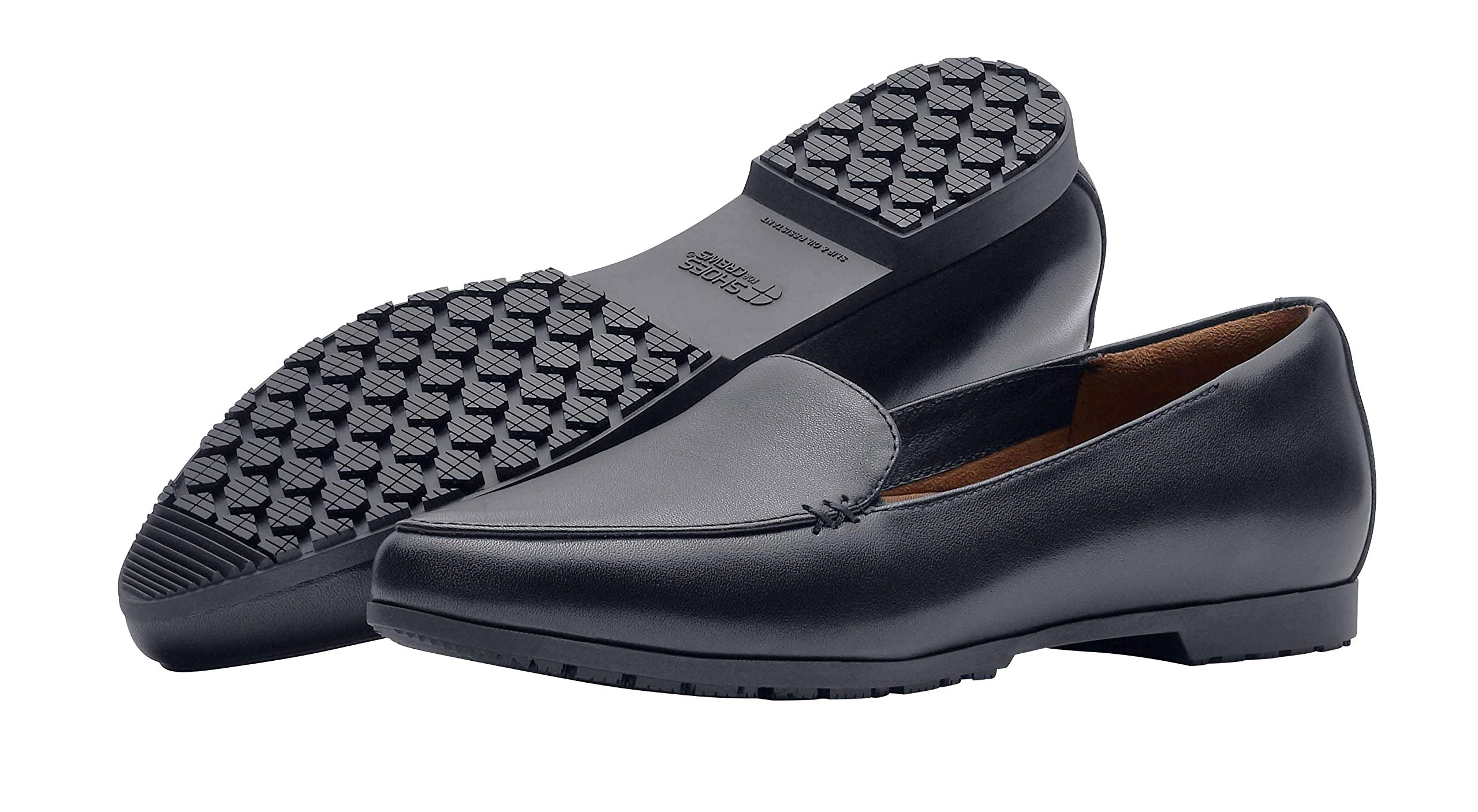 Shoes for Crews Women's Loren Slip Resistant Food Service Work Sneakers Black