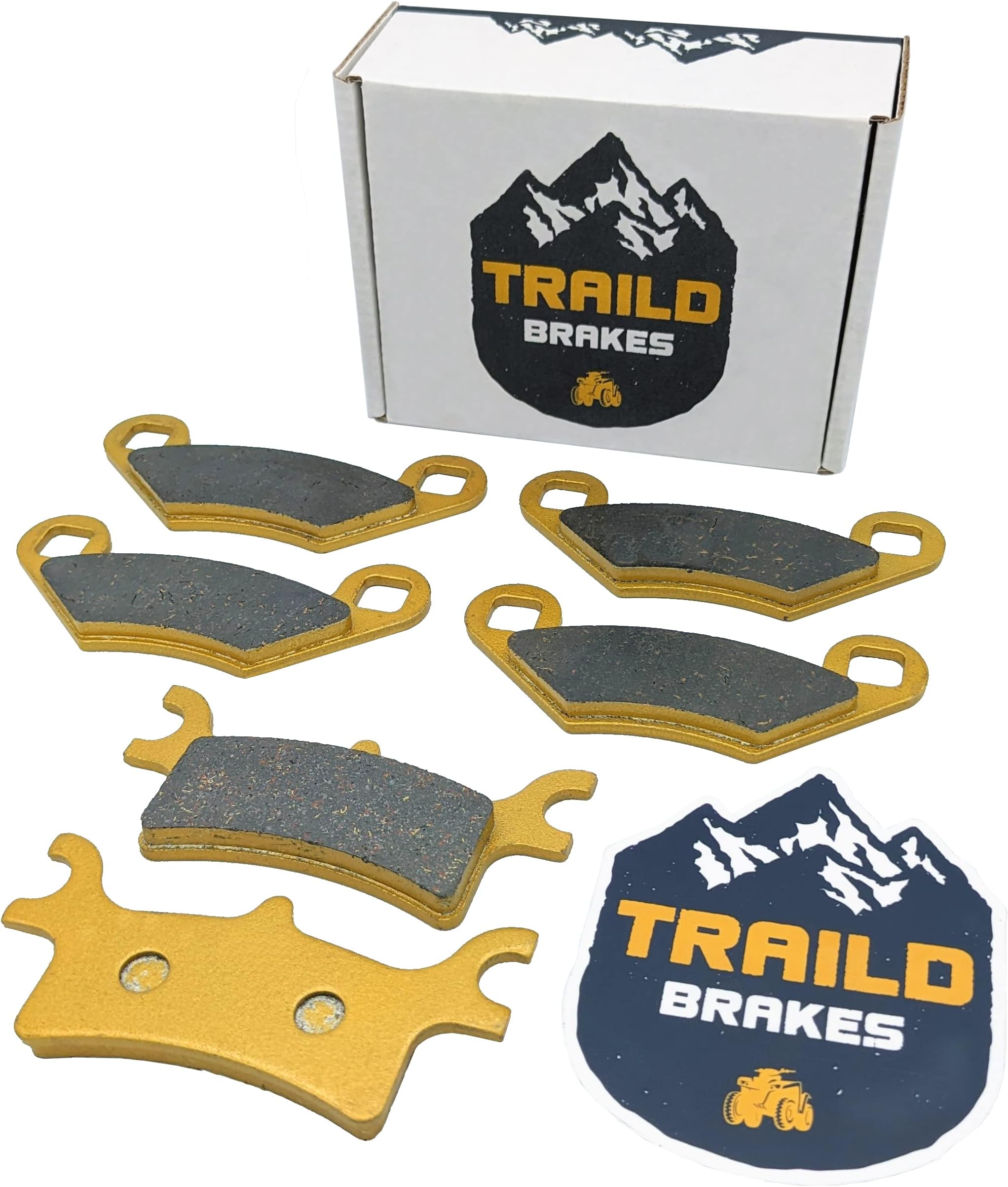 Front & Rear Brake Pads For Polaris Sportsman 400 450 500 600 700 800 - Foto 3