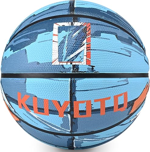 Miniatura 2 de Baloncesto para niños y jóvenes, tamaño 567 (27.528.529.5 pulgadas), baloncesto de goma o cuero compuesto de alta calidad, para interiores y