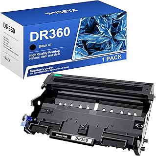 DR360 DR-360 Compatible Drum Unit Replacement for Brother DR 360 DR-360 Compatible with DCP-7040 DCP-7030 MFC-7840W HL-2140 MFC-7340 MFC-7440N HL-2170W HL-2150N Printer(1 Black)