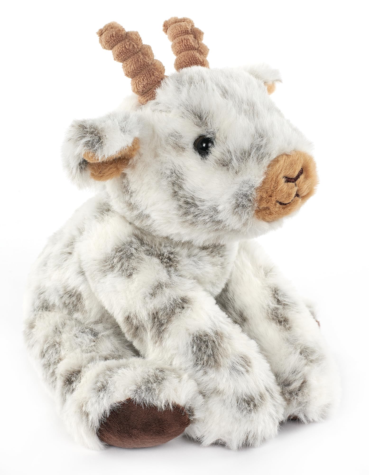 The Petting Zoo Goat Stuffed Animal Plushie, Gifts for Kids, Wild Onez Wildlife Barn Animals, Goat Plush Toy 9 inches