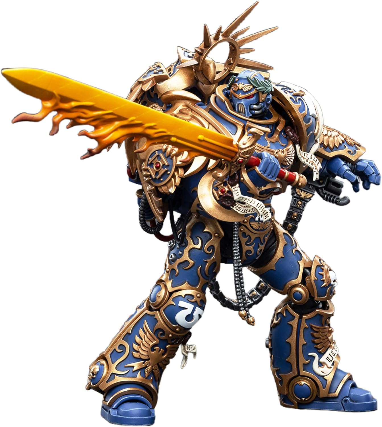 JOYTOY 1/18 Action Figures - Warhammer 40,000 Ultramarines Primarch Roboute Guilliman - 7‘’,Classic Character,Collectible,Age 15 and Above