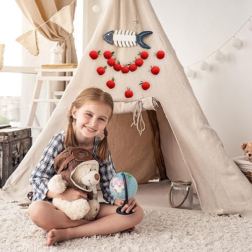 Miniatura 4 de Glaciart One Guirnalda de manzanas para el regreso a clases  18 pulgadas de bienvenida de regreso a clases para el primer día de clase, decoración y