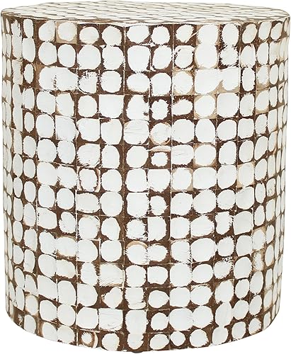 Miniatura 24 de East at Main Mesa auxiliar cuadrada – 16.6 pulgadas de ancho x 16.6 pulgadas de alto, sala de estar, entrada, espacios pequeños, mesa de decoración