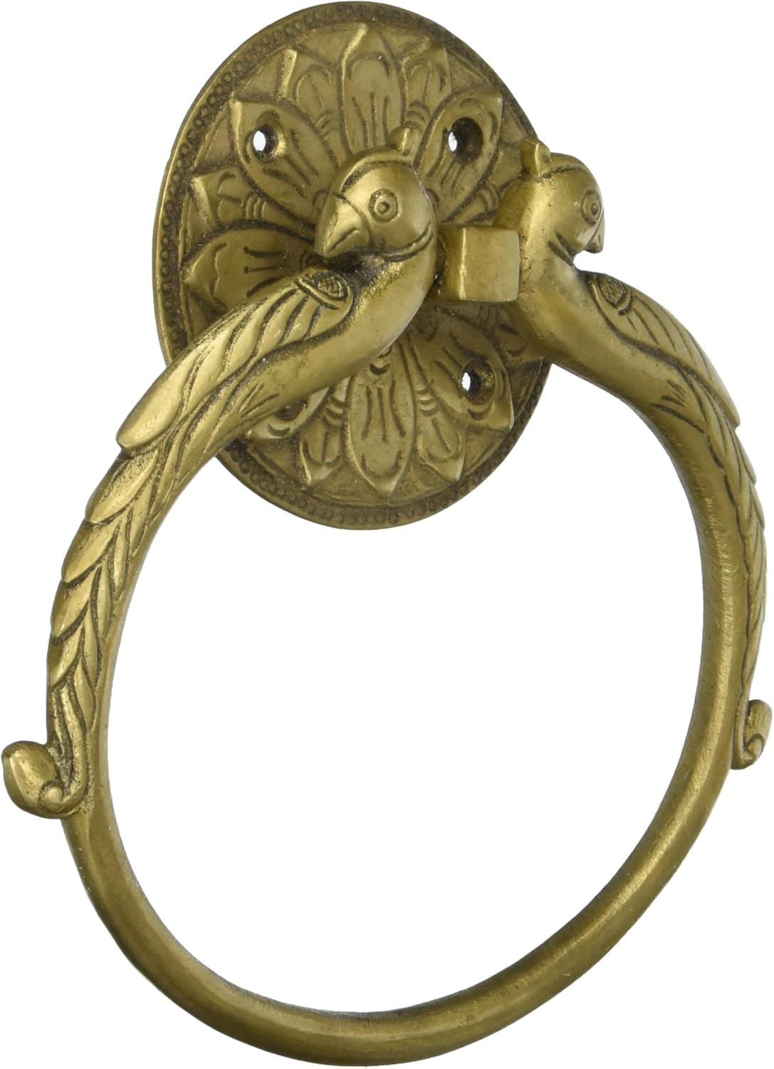 Parrot Door Knocker - Brass Statue