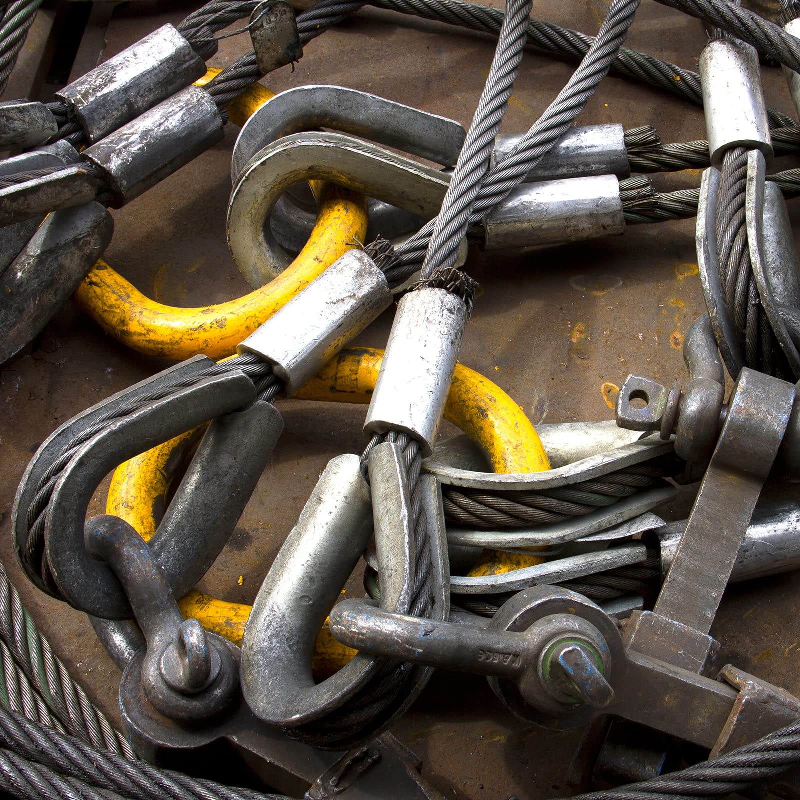 Stahlseil mit Ösen und Haken | Stahl verzinkt | DIN EN 13414-1 | 20 mm | 1,5 Meter | Schlaufenseil | Drahtseil mit Schlaufen | Hebeseil | Anschlagseil