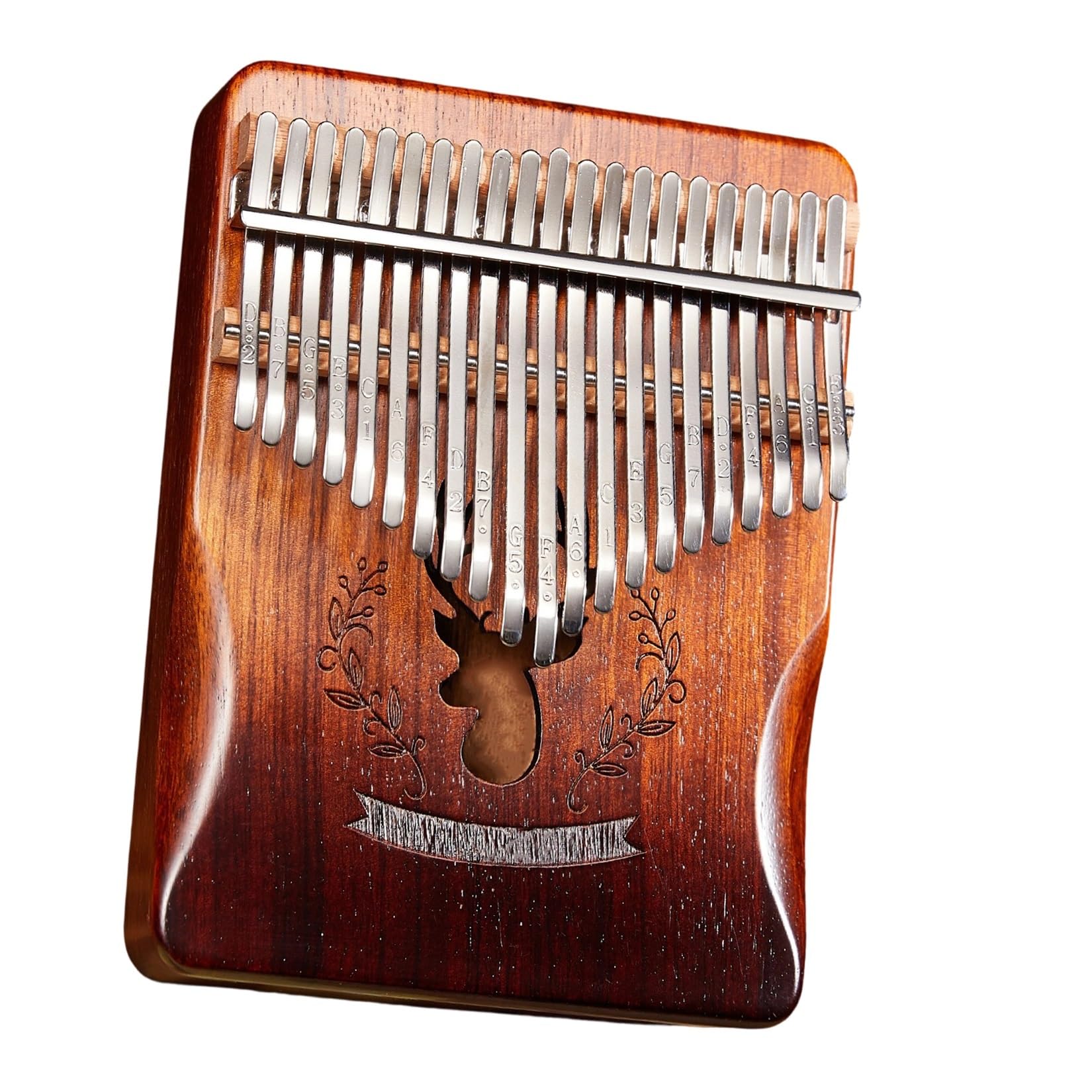 21 Note Kalimba Finger Piano Wykonane Z Drewna Akacjowego(Gradient brown)