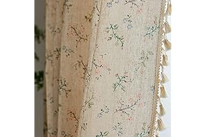 Tassel-Adorned Curtains for a Bohemian Haven