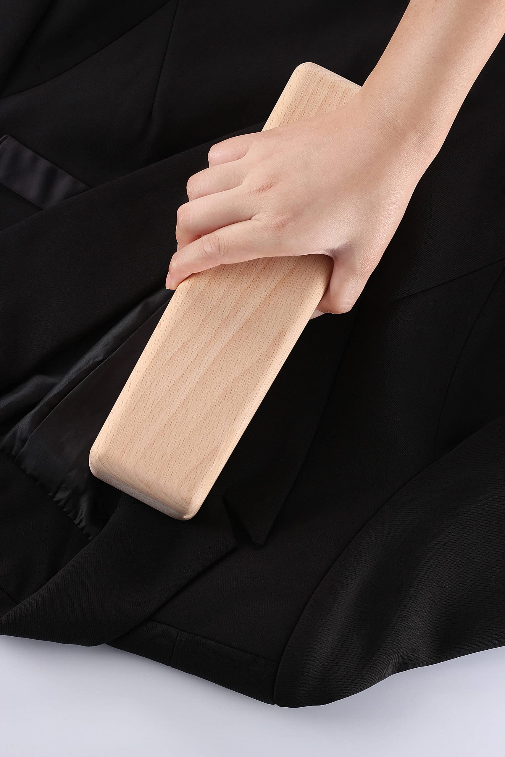 KR. LIF Large Wood Tailors Clapper for Steam Iron to Set a steam - Press Flattening Tool Absorb Moisture from Steam Iron - for Sewing, Quilting and Embroidery