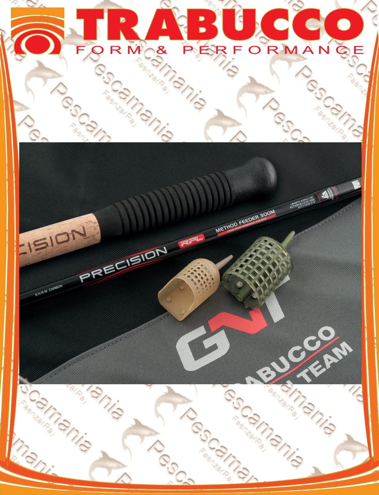 Trabucco Precision RPL Method Feeder 3 m 75 g Canna da Pesca in Mare Lago e Fiume
