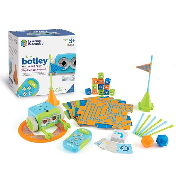 Learning Resources Botley The Coding Robot Activity Set - 77 Pieces, Ages 5+, Screen-Free...