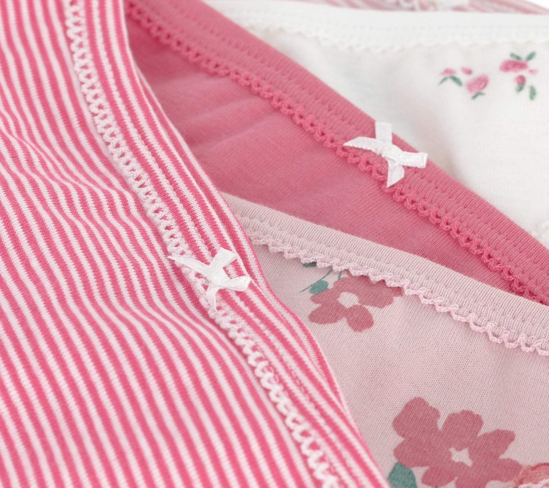 Petit Bateau 5 Culottes Unterwäsche für den Tag, Mehrfarbig, für 4-Jährige